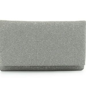 Alice + Olivia Me Caviar Beaded Clutch Bag, Silver